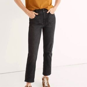 madewell perfect vintage crop jeans in sumner
